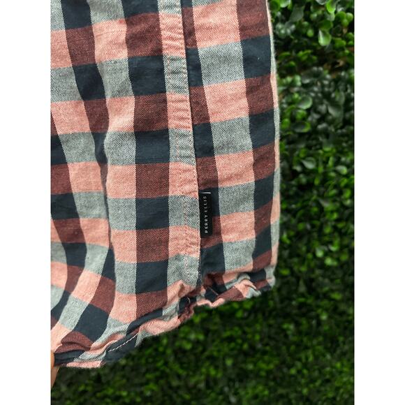 Perry Ellis, Linen Blend, Men’s Shirt M - Picture 6 of 7